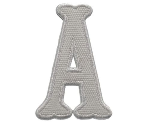 White Applique Letters