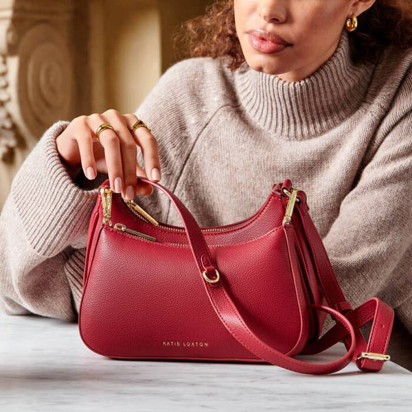 Aria Scoop Bag Garnet