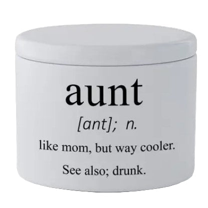 Tin Saying Candle