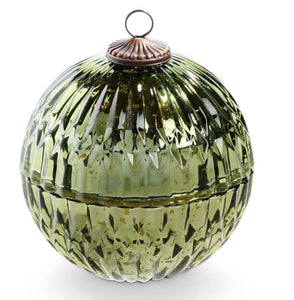 Balsam & Cedar Green Mercury Ornament Candle