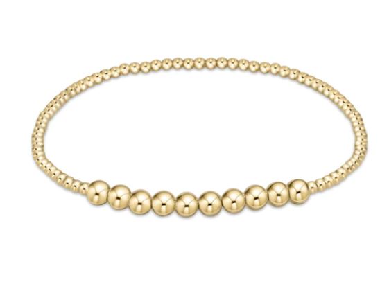 Gold 2mm Beaded Bliss Bracelet