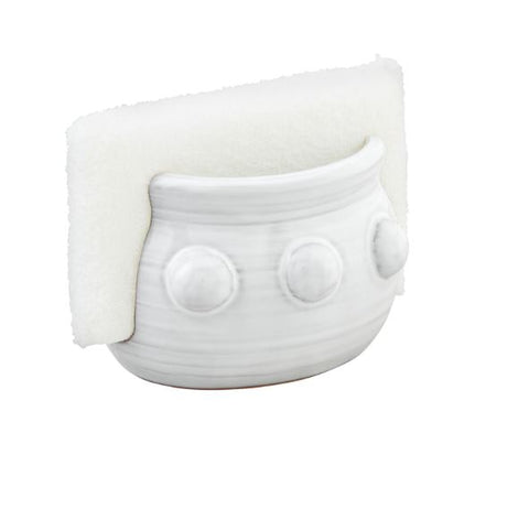 White Bead Sponge Holder