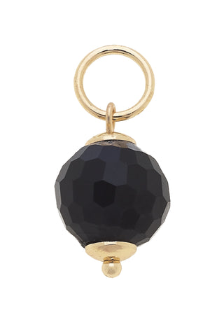 Black Bead Charm
