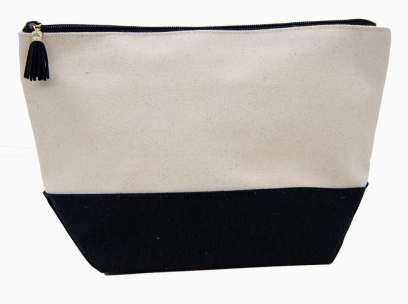 Canvas Cosmetic Tote