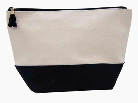 Canvas Cosmetic Tote