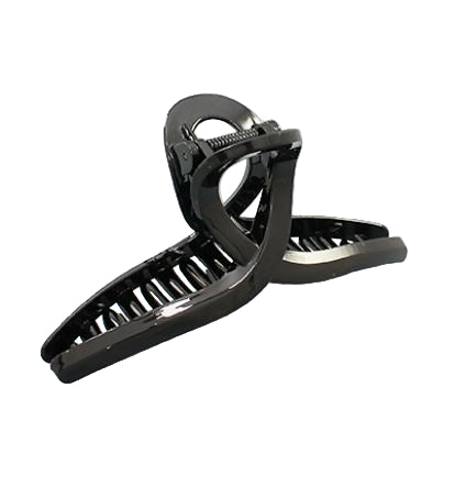 Black Teardrop Hair Claw