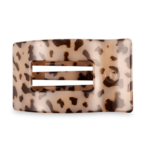 Blonde Tortoise Large Flat Rectangle Hair Clip