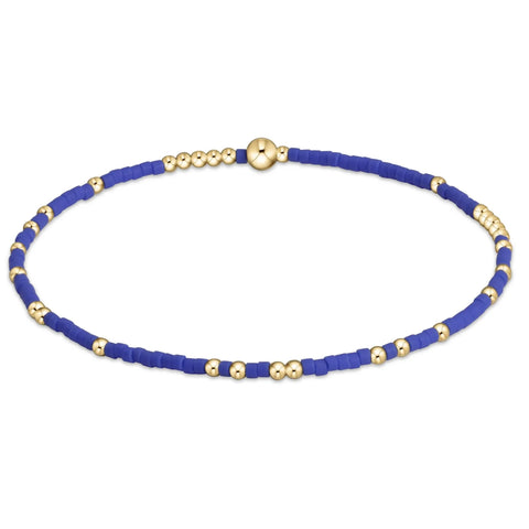 Hope Unwritten Blue Bead Bracelet