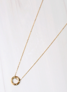 Brianna Circle Charm Necklace