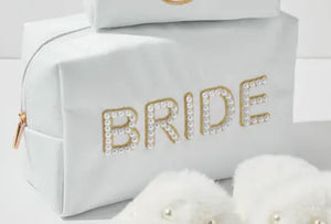 Bride Pearl Zip Pouch