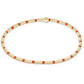 Gameday Hope Sincerity 2mm Bead Bracelet - Bright Orange