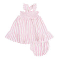 Candy Stripe Ruffle Sundress
