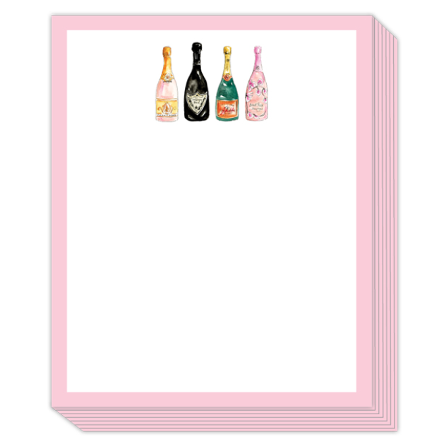 Champagne Bottle Notepad