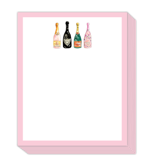 Champagne Bottle Notepad