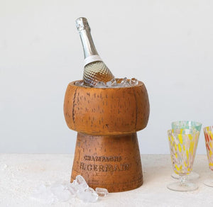 Champagne Cork Ice Bucket