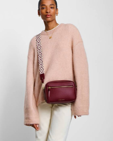Hallie Crossbody Bag Cherry