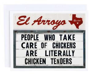 Chicken Tenders Card
