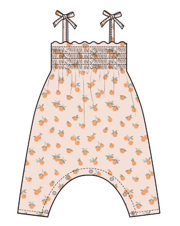 Sweet Clementines Romper