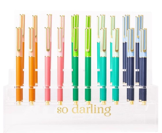 Colorblock Snap Cap Pen