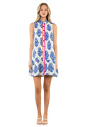 Coral Print Dress