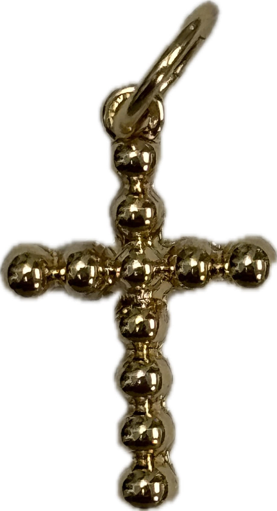 Beaded Cross Charm