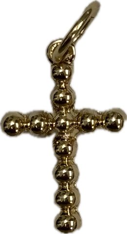 Beaded Cross Charm