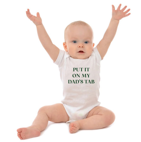 Dad Tab Onesie