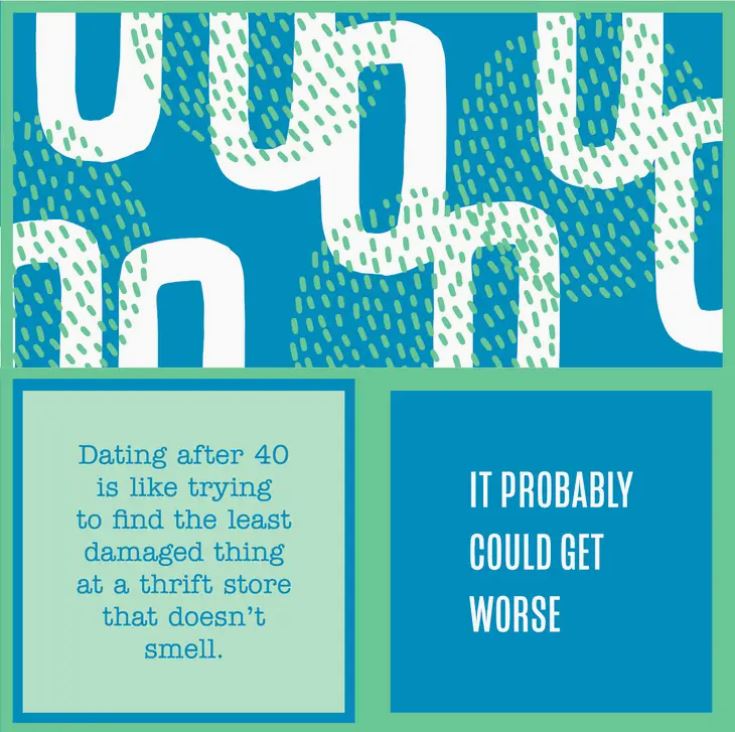 Dating After 40 Cocktail Napkins