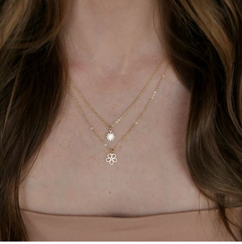 Dedicated Flower Necklace