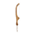 Wood Bread Bow - Stainless Steel Knife