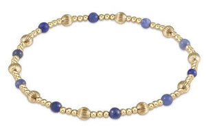 Dignity Sincerity 4mm Bead Bracelet - Lapis