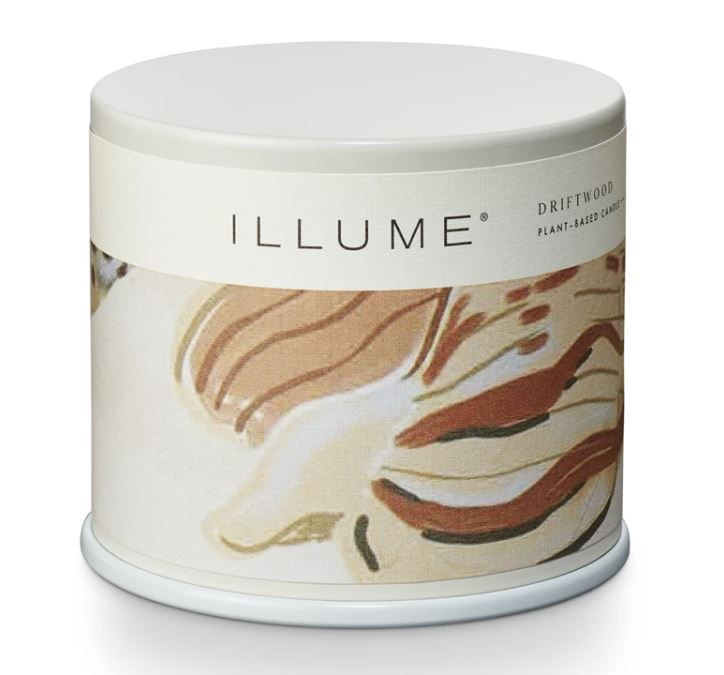 Driftwood Beach Tin Candle