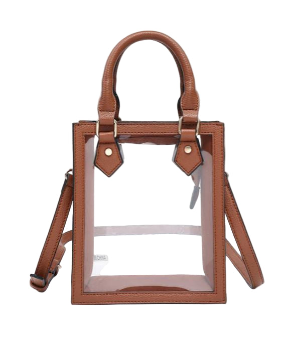 Elise Clear Rectangle Crossbody