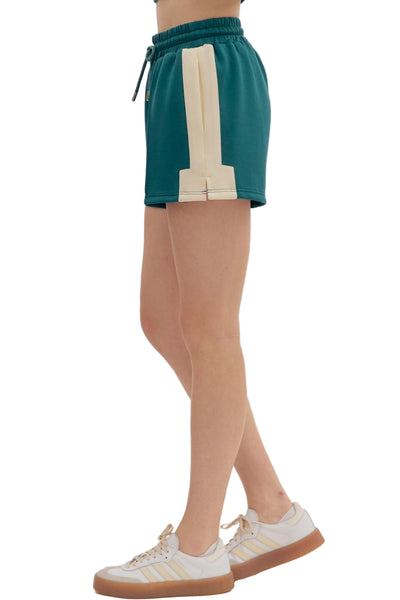 Daphne Teal Shorts
