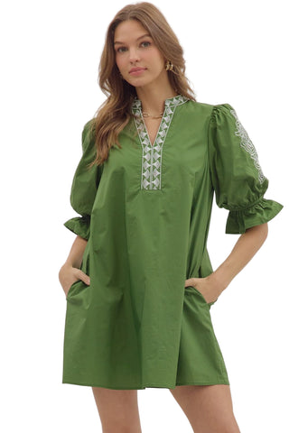 Nayla Sage Dress