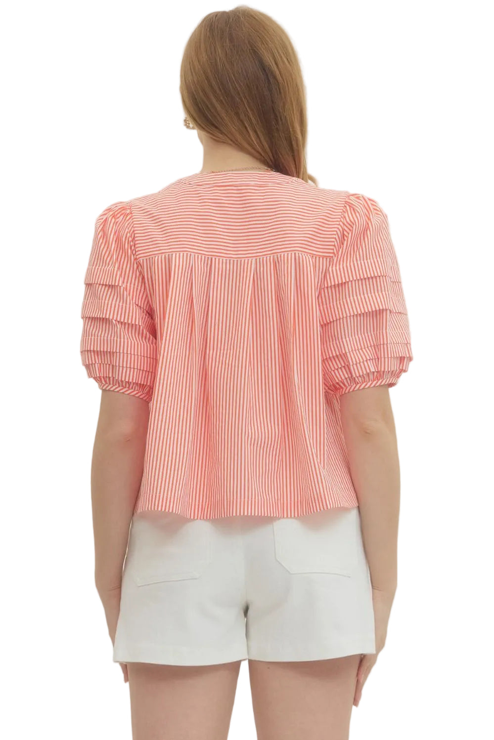 Oaklynn Orange Stripe Top