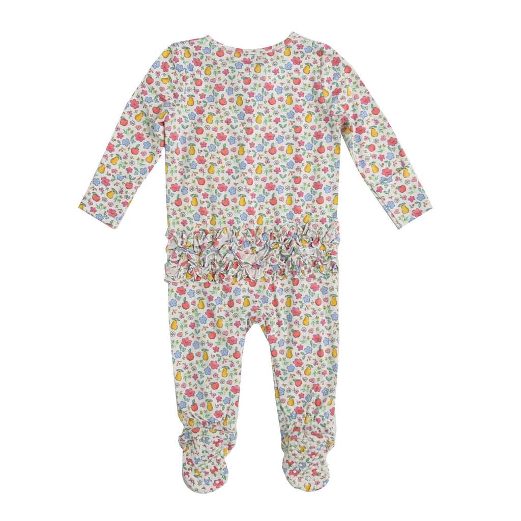 Fall Fruit Floral Footie