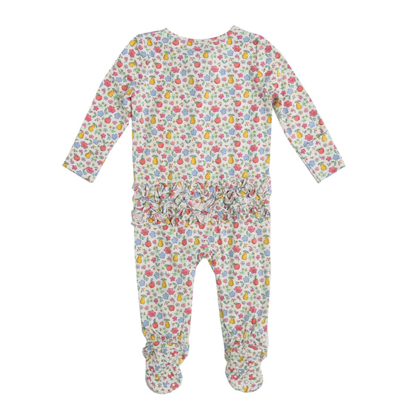 Fall Fruit Floral Footie