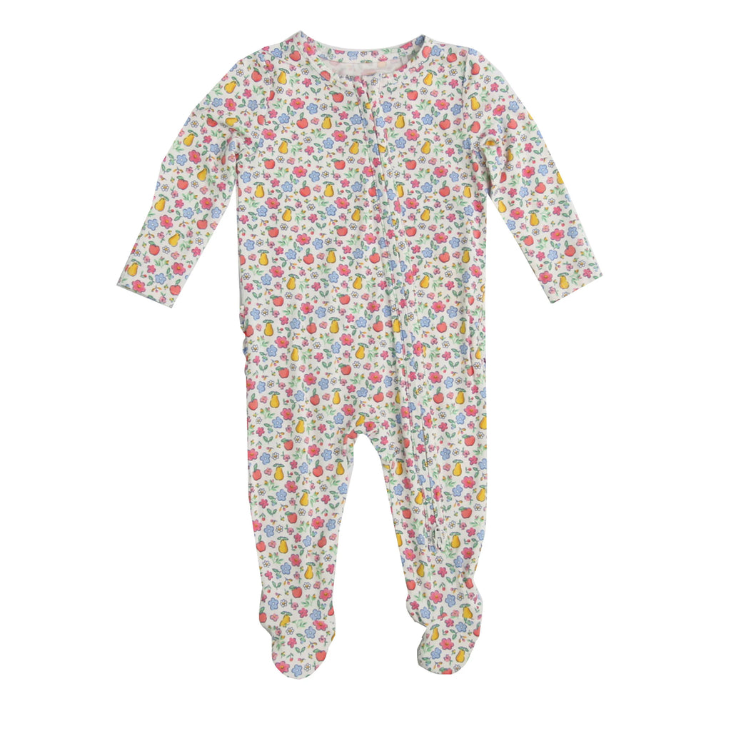 Fall Fruit Floral Footie