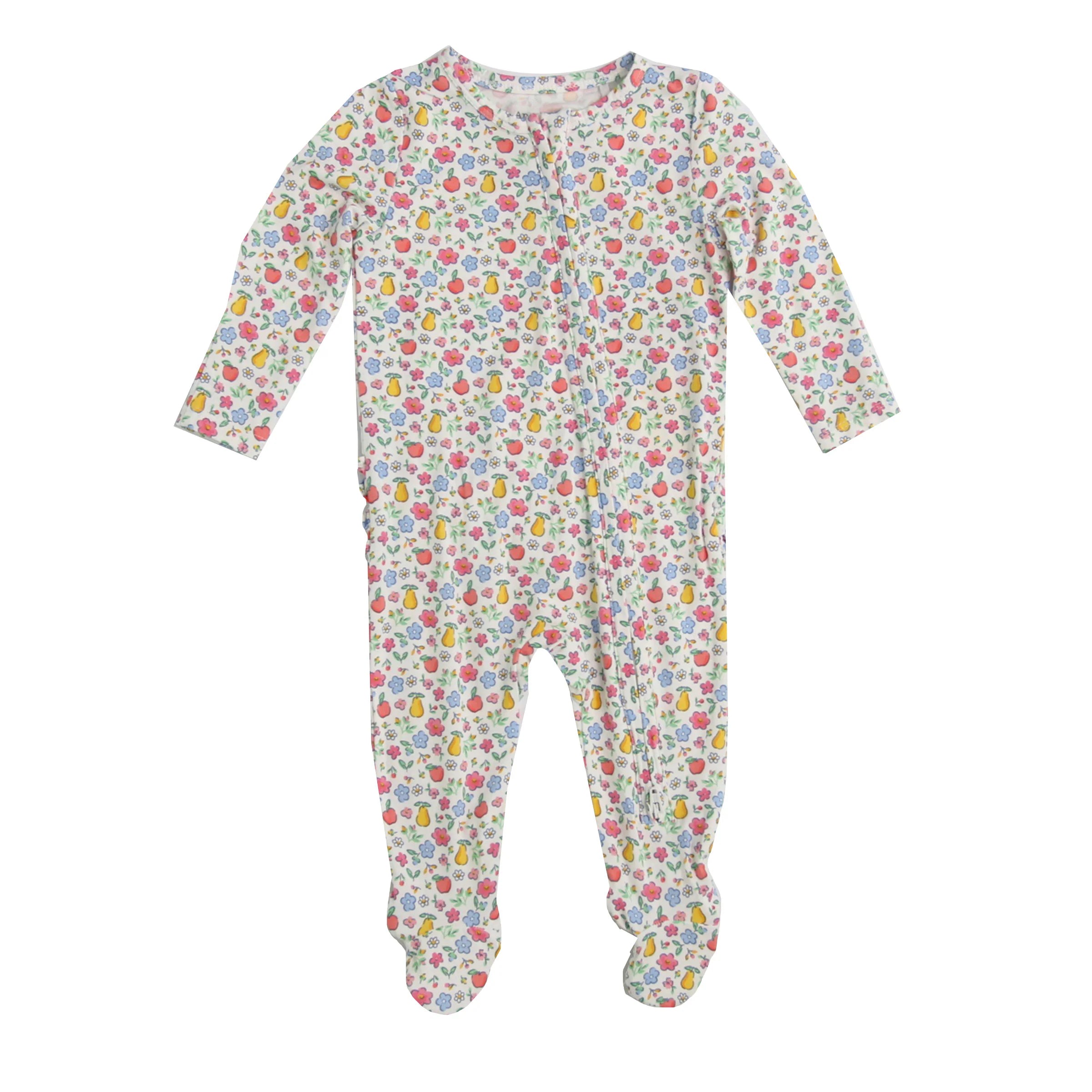 Fall Fruit Floral Footie