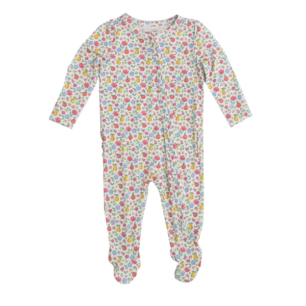 Fall Fruit Floral Footie