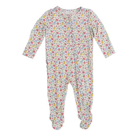 Fall Fruit Floral Footie