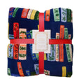 Fleece Bookshelf Blanket