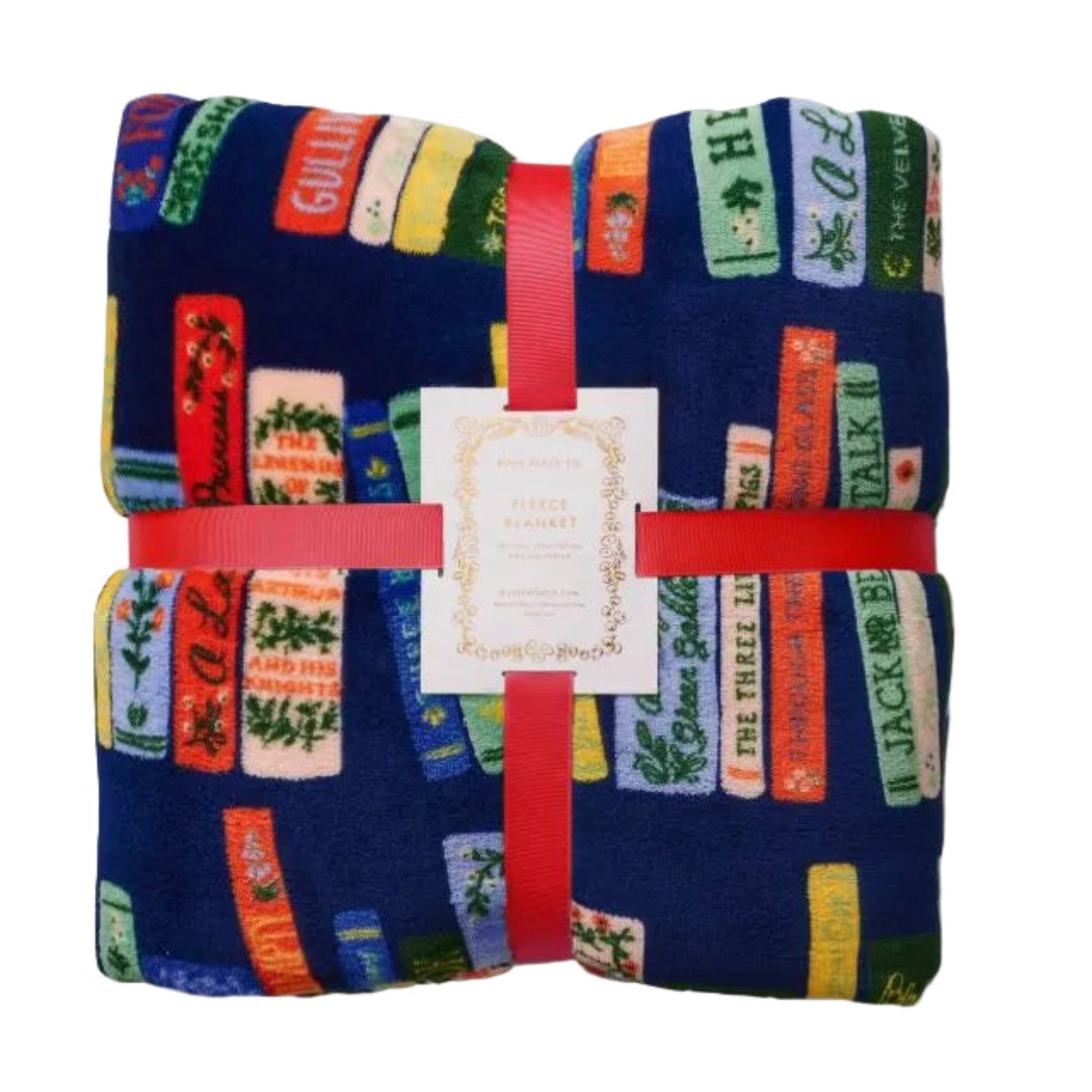Fleece Bookshelf Blanket