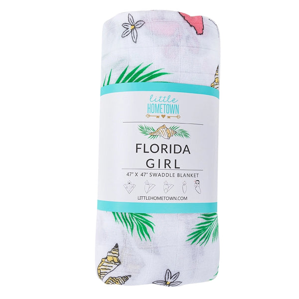 Florida Swaddle Blanket (Floral)