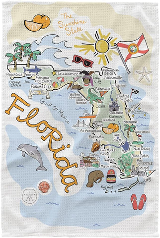 Florida Tea Towel