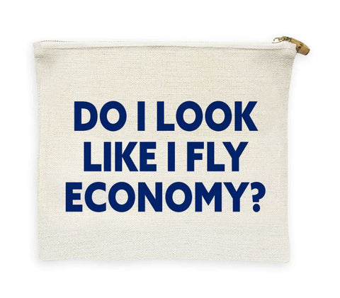 Fly Economy White Flat Zip