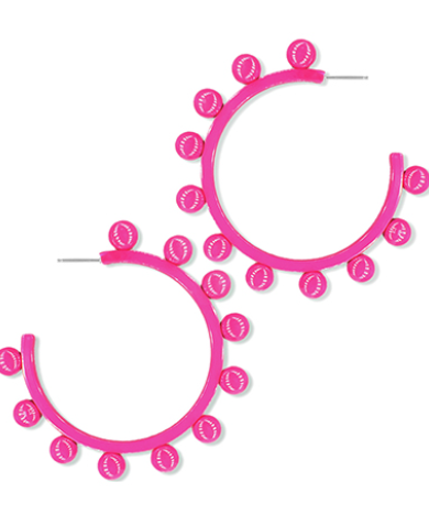 Studded Color Coated Ball Hoops