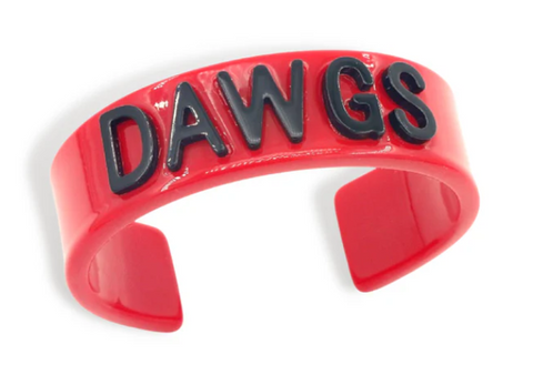 Red Georgia DAWGS Cuff