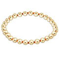 Gameday Hope Grateful 5mm Bead Bracelet - Bright Orange